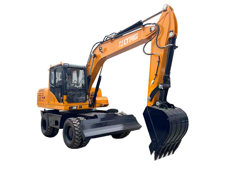 Optional Engine 13.5 Ton Wheel Excavator with CE