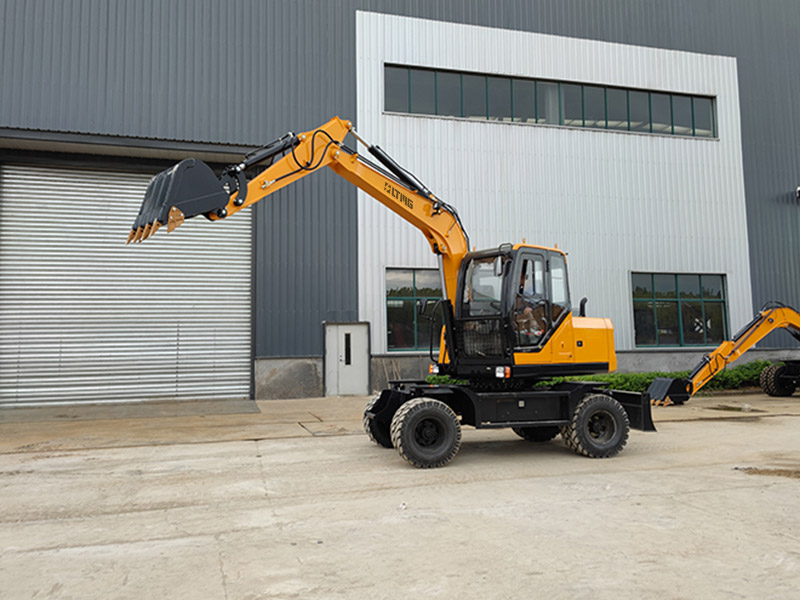 7 ton wheel excavator for sale