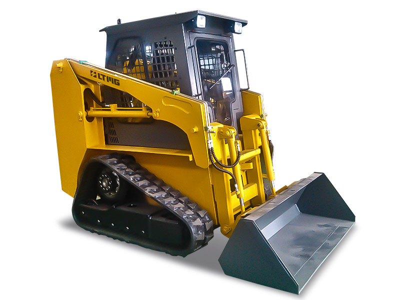 1050kg Track Skid Steer Loader 74hp Closed Cab 0.5m³ Bucket Loader