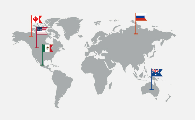 ltmg machinery sales top 5 countries