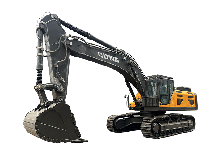 large crawler excavator