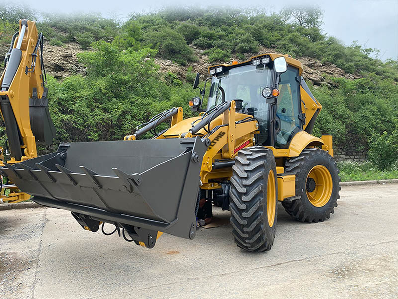2.5 ton Backhoe Loader with H Leg With Air conditioners and ROPS cabin