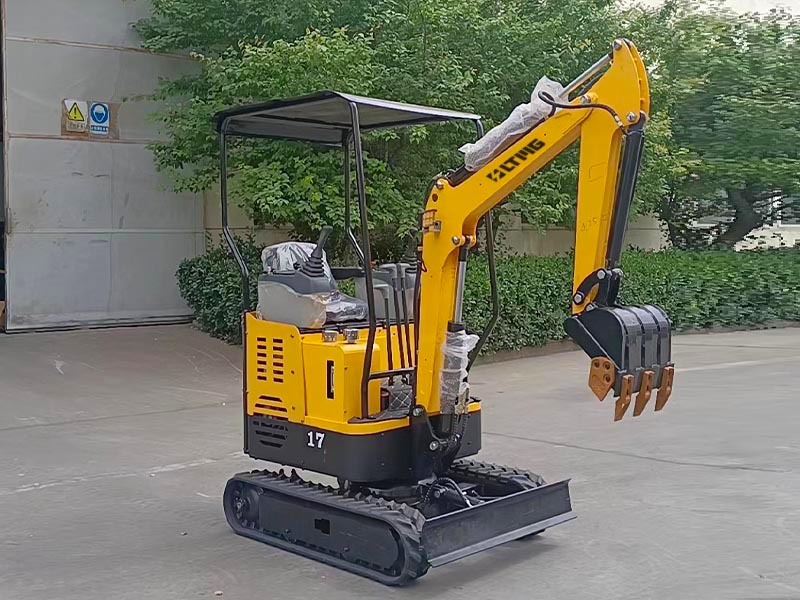 battery powered mini excavator