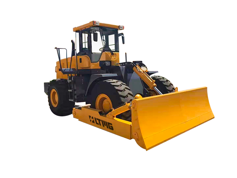 wheel mounted bulldozer