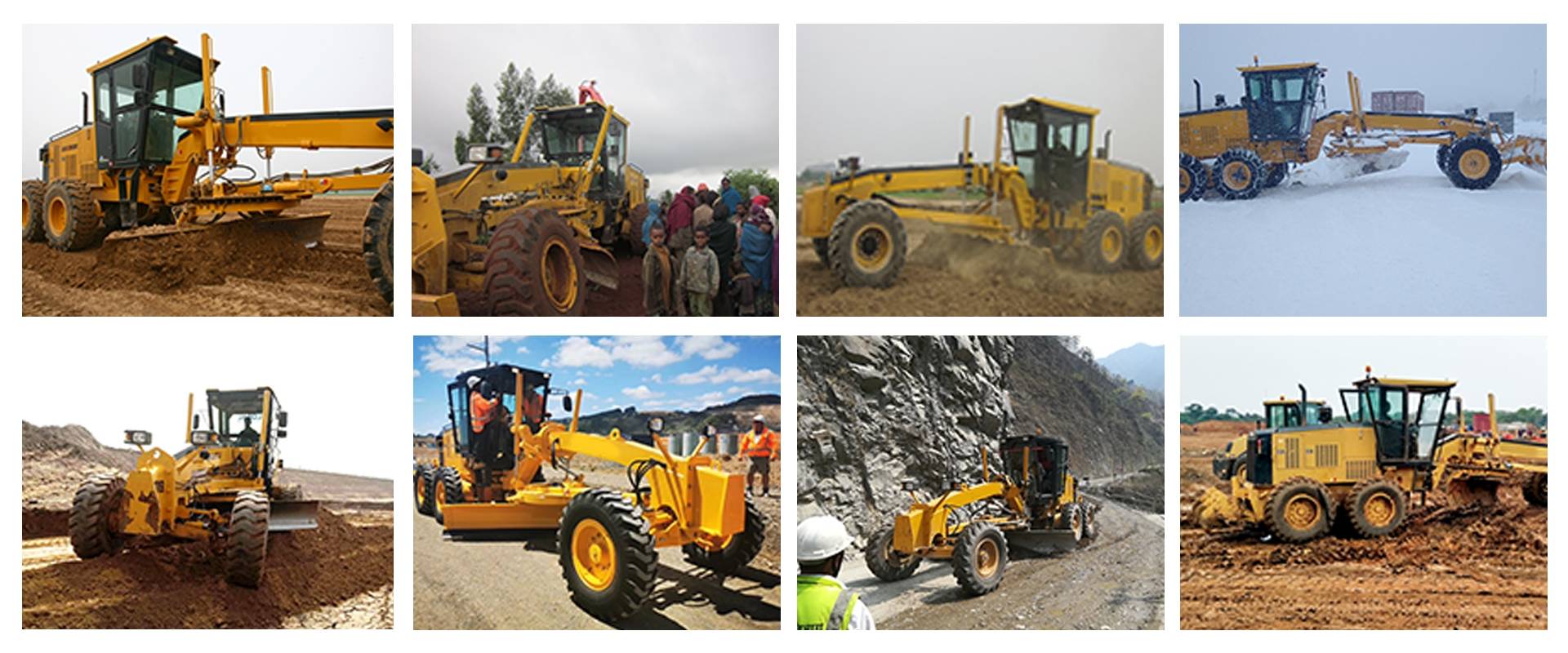 165 hp road grader machine application