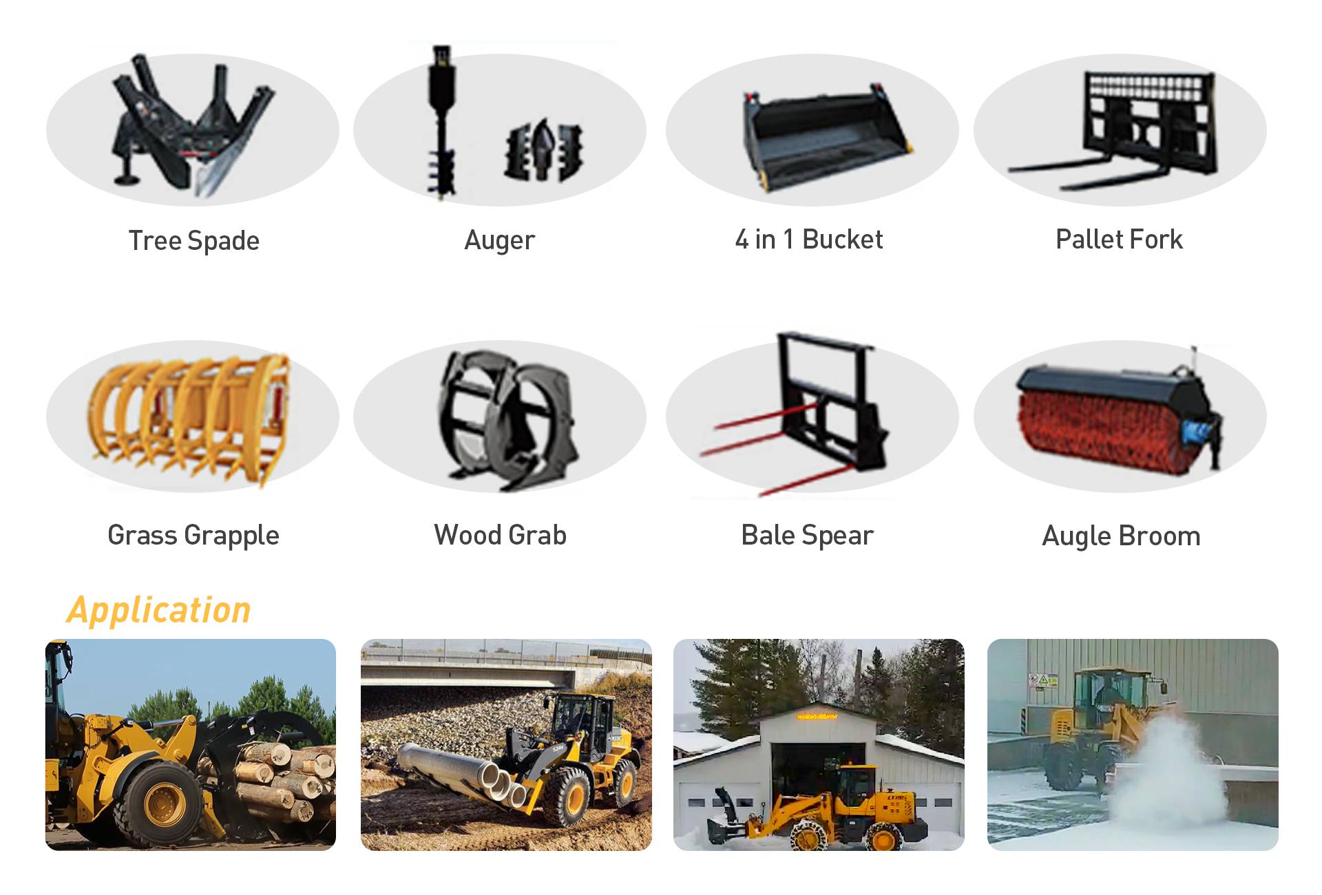 wheel loader attachment