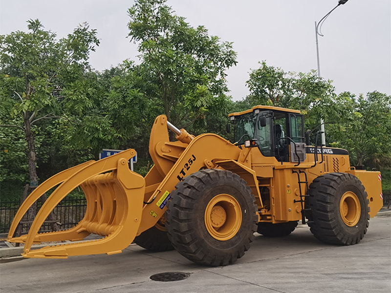 wheel loader log grab