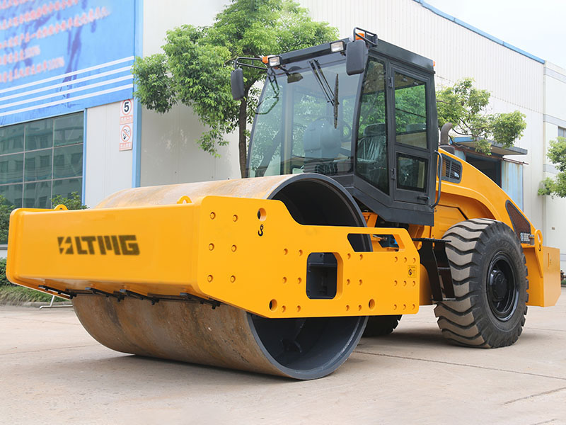 16 ton single drum vibratory roller