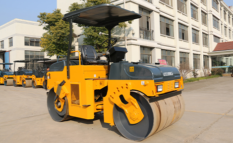 4 ton vibratory double drum roller