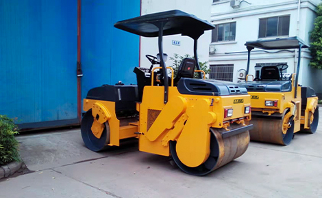 road roller double drum