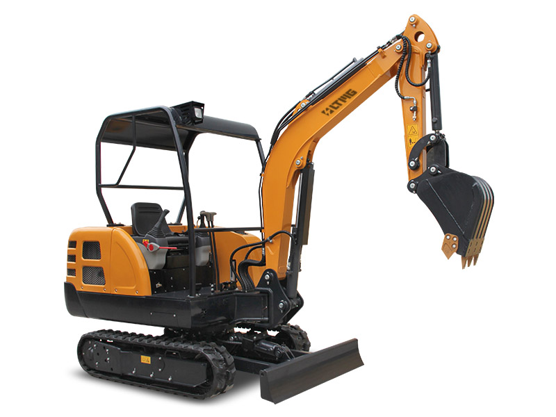 Small garden excavator 2 ton