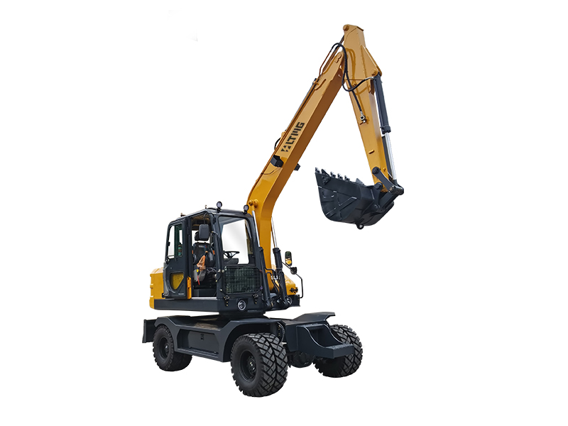 china wheeled excavator