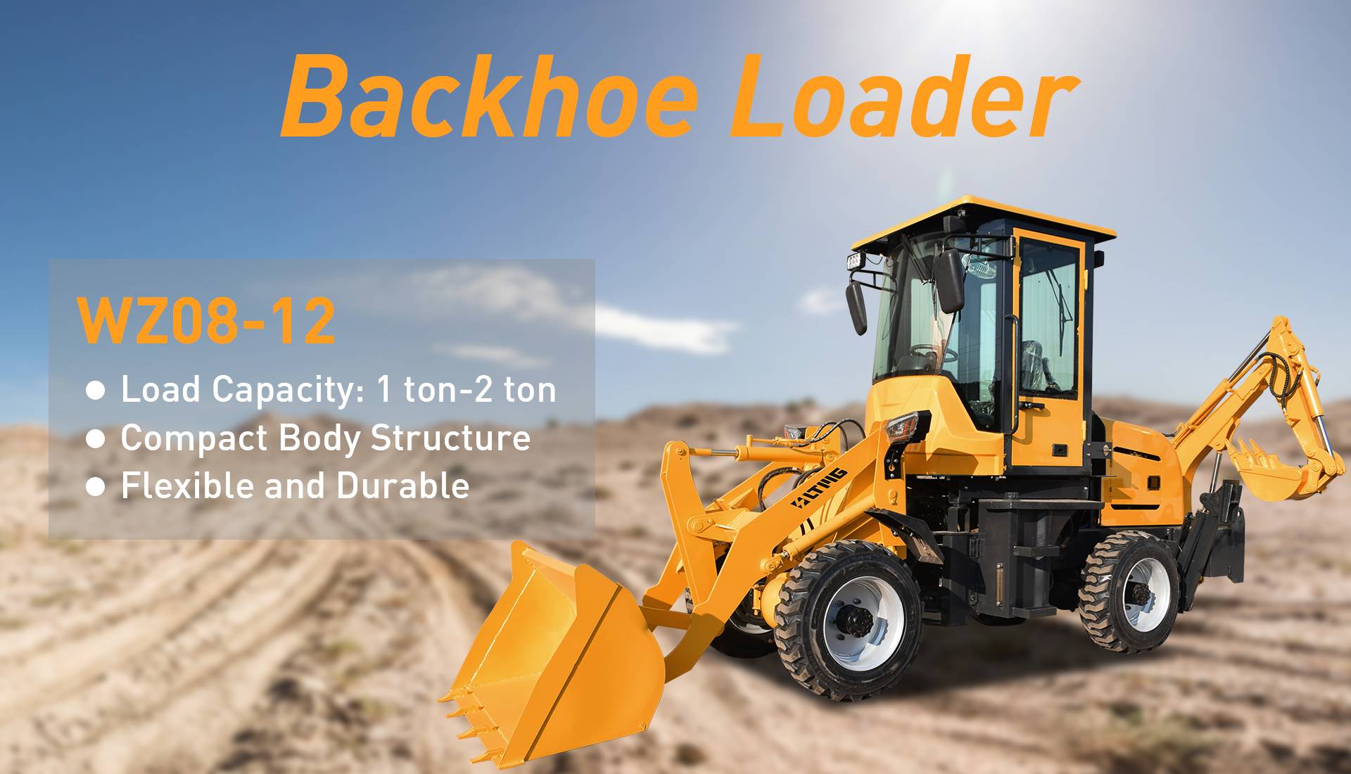 small tonnage backhoe loader