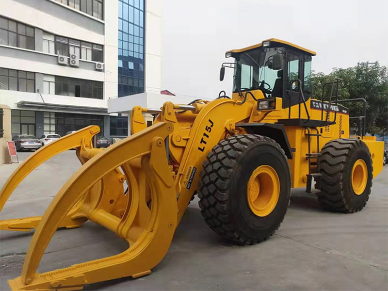 log wheel loader