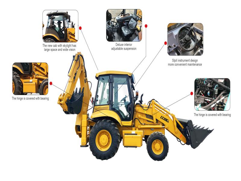 2.5 ton backhoe loader BLT388