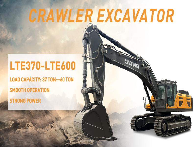 crawler mounted hydraulic excavator