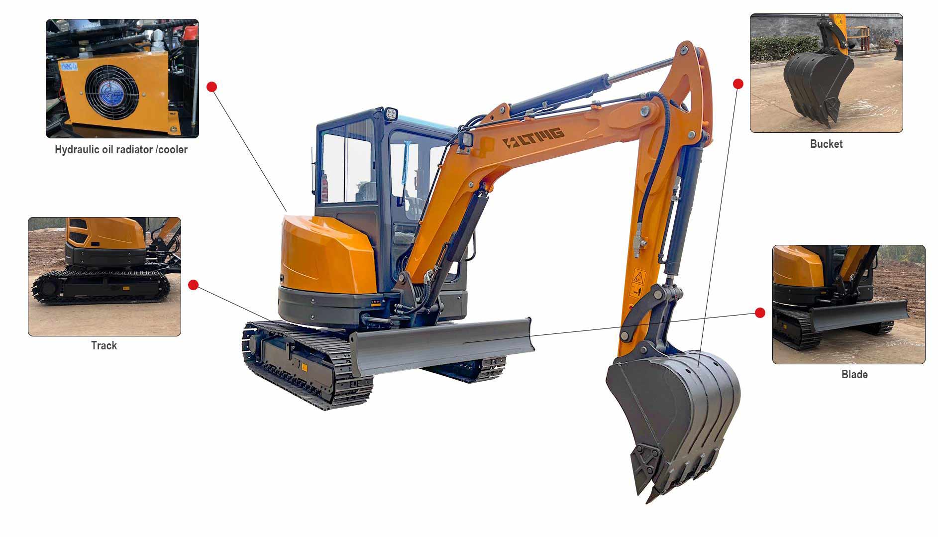 low price mini excavator for sale