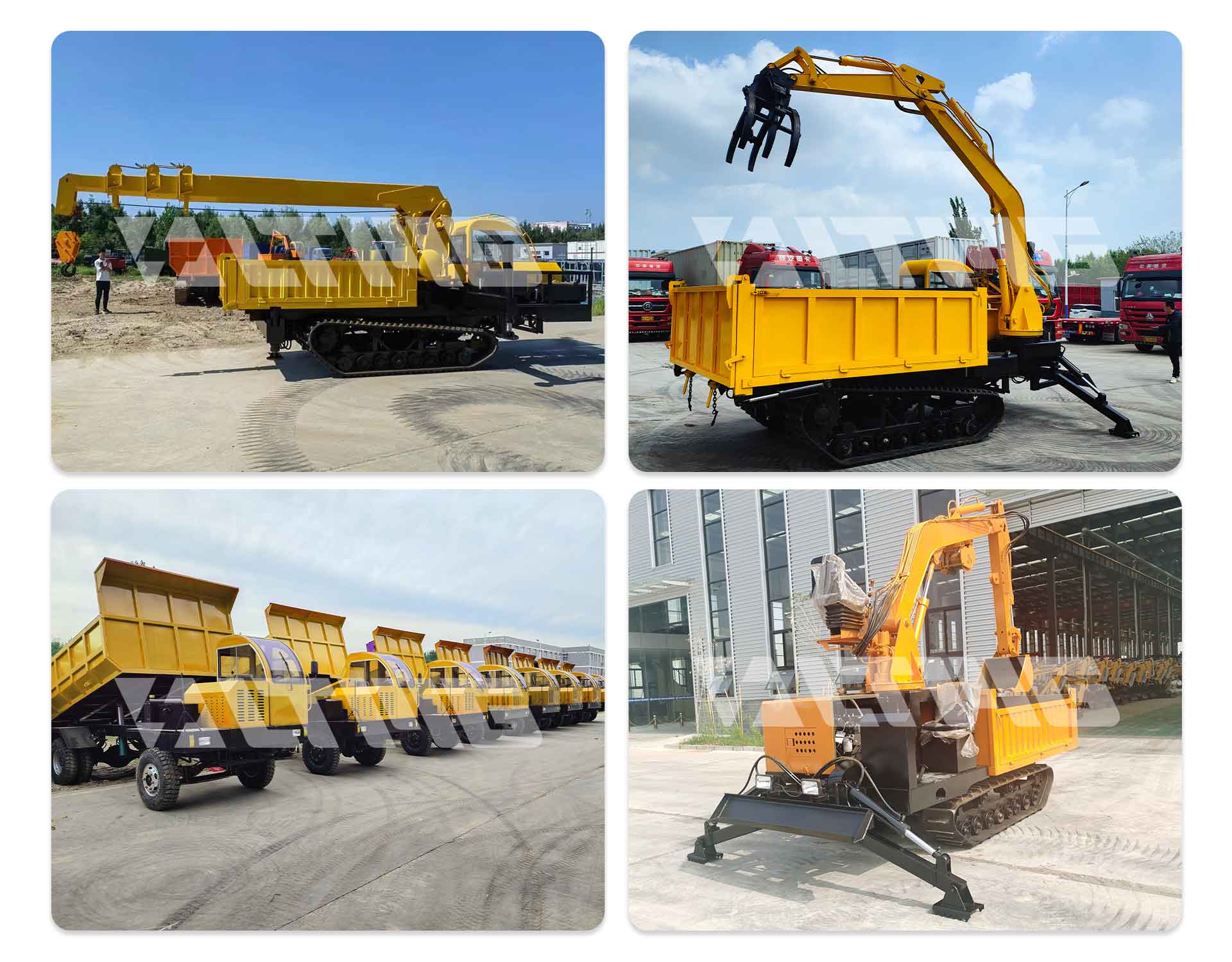  crane carrier dumper