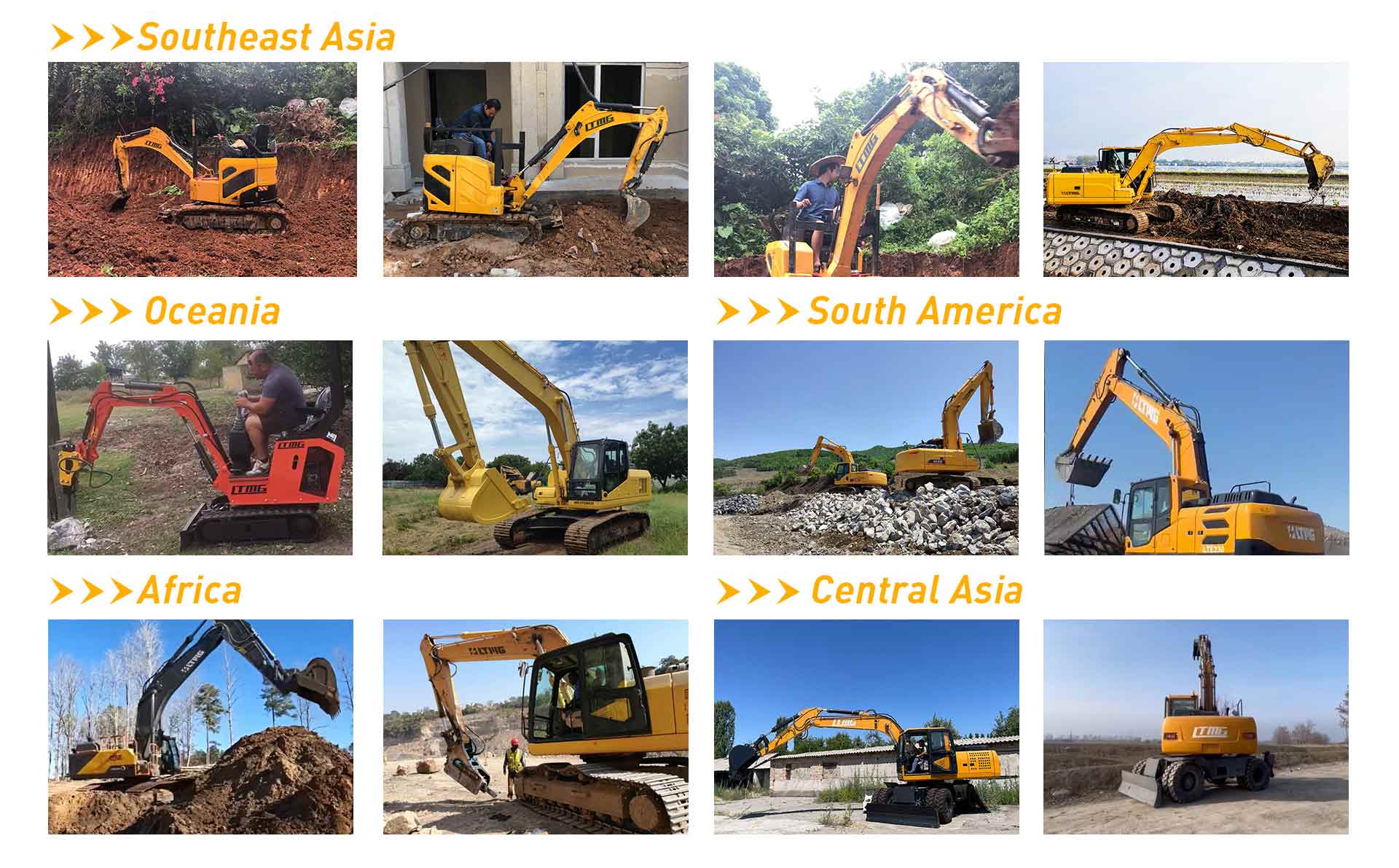 excavator factory supplier