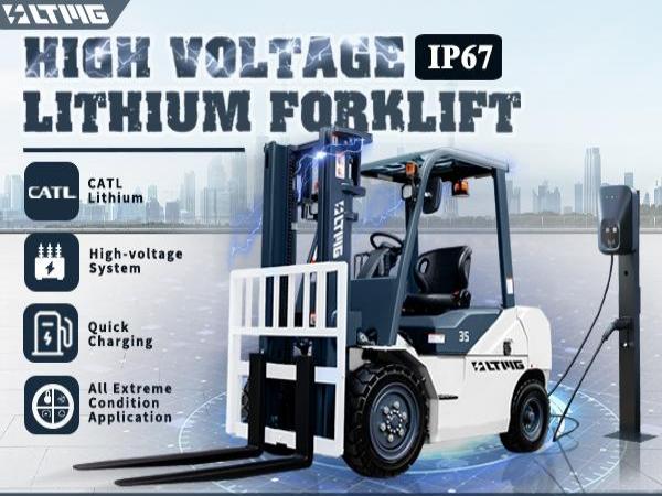 LTMG Introduces Groundbreaking High-Voltage Lithium-ion Forklift with Advanced Technology