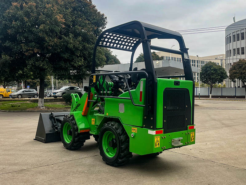 mini wheel loader with top roof