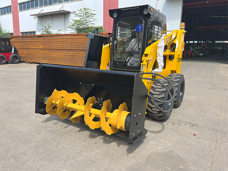 skid steer snow blower