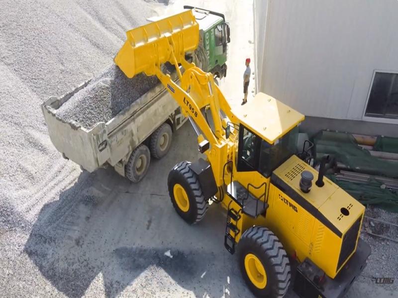 LTMG 5 Ton Wheel Loader Work in Sand Field--Make Loading Smarter