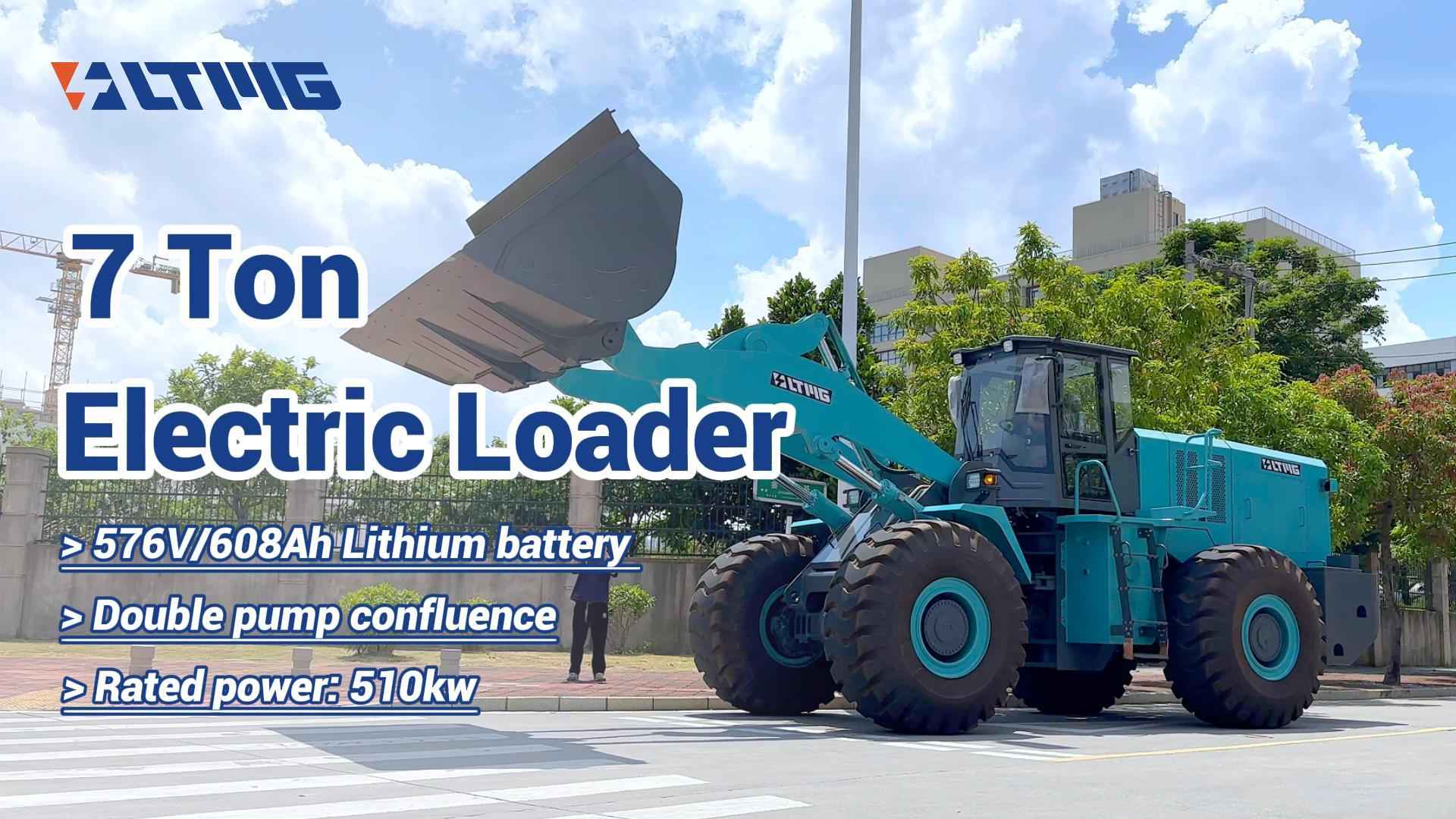 Leading green power, LTMG grandly launches a new 7-ton electric wheel loader - LT970EV