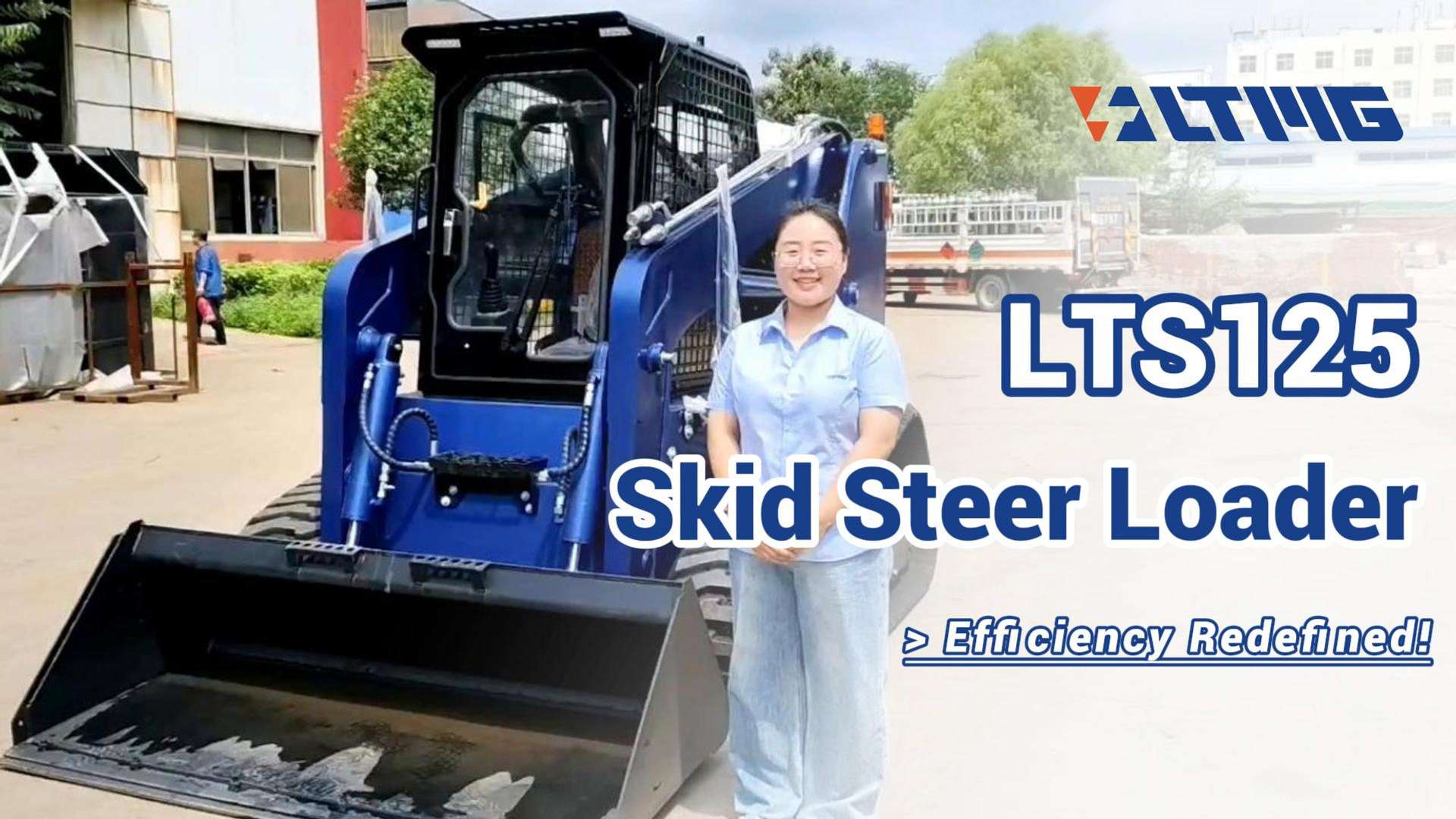 Experience Our High-Performance LTS125 Skid Steer Loader!