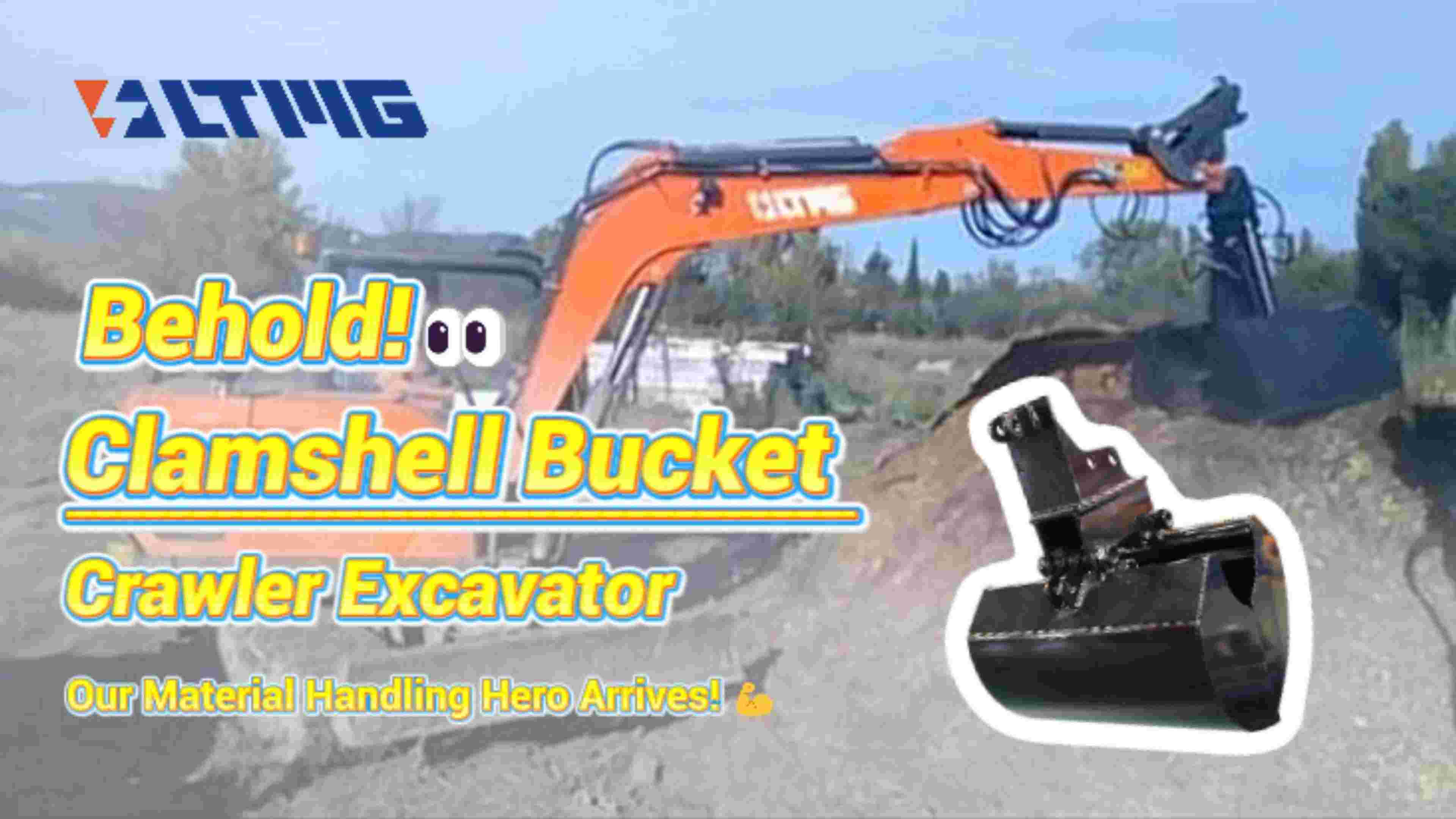 Customer Feedback: LTMG LTE65 Excavator with Clam Shell Bucket