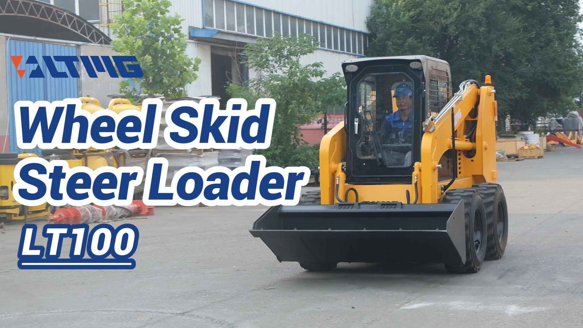 Unleash the Power of Productivity with LTMG LT100 Skid Steer Loader!