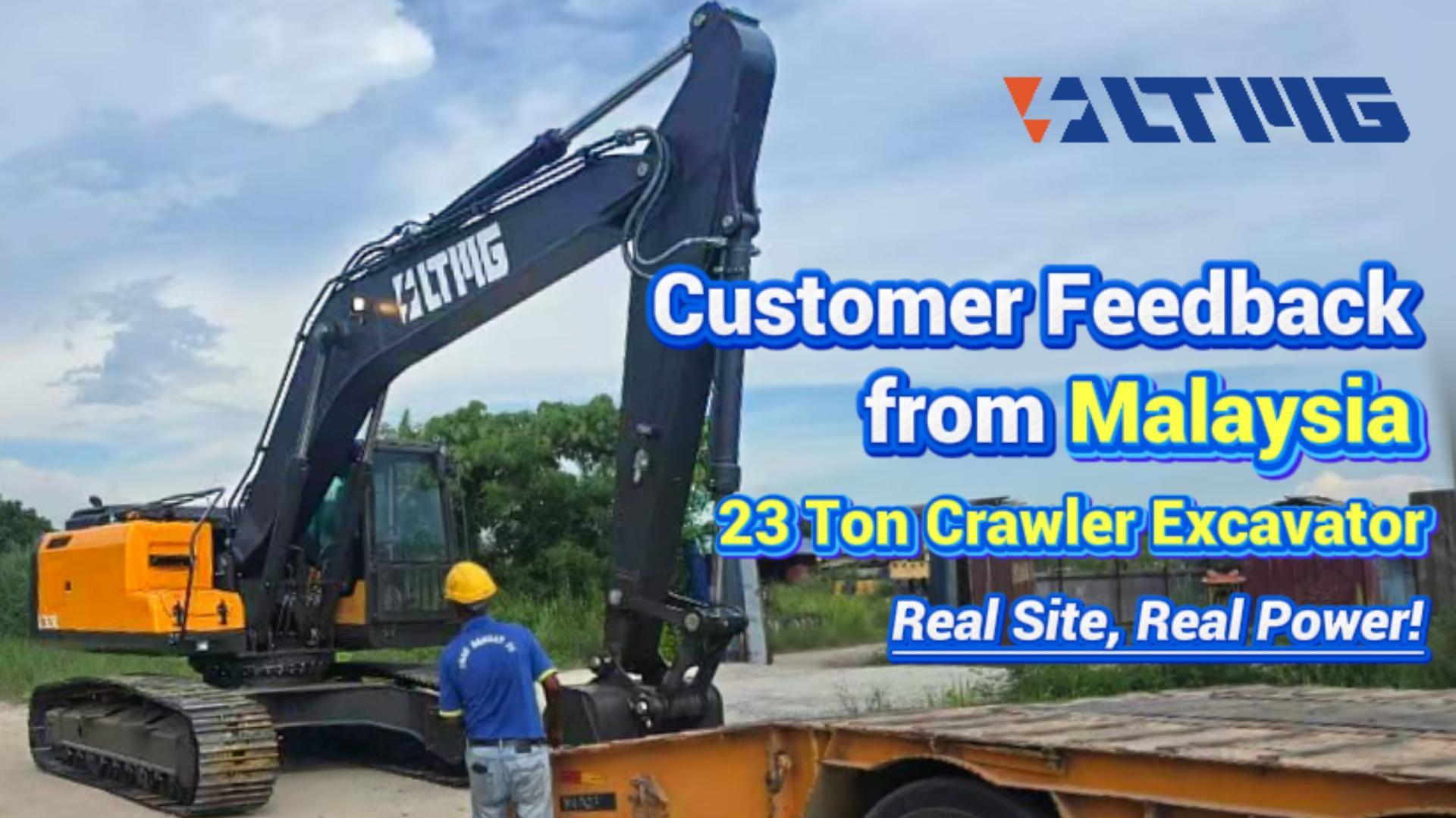 LTE230 23 Ton Crawler Excavator in Malaysia