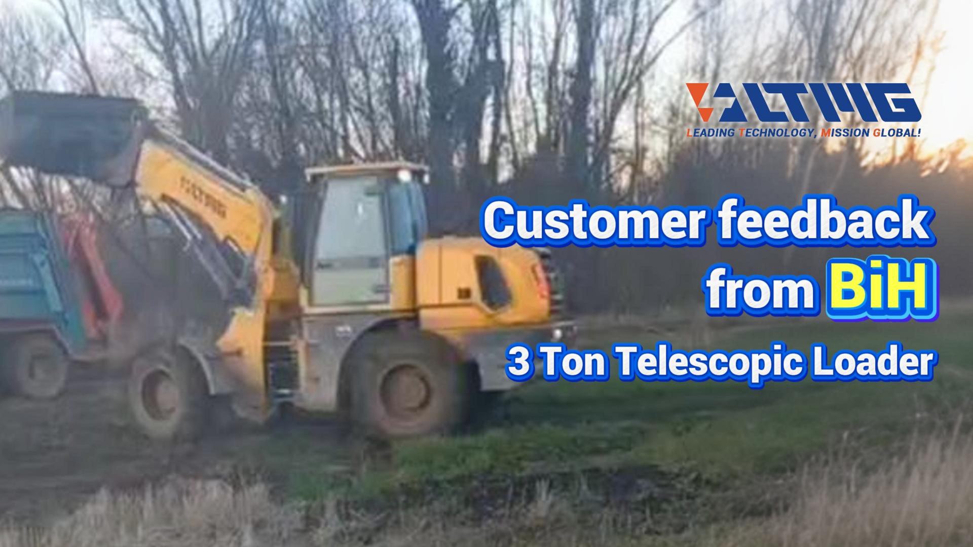 3 Ton Telescopic Loader in Real Operation – Efficient Work in Forest Terrain