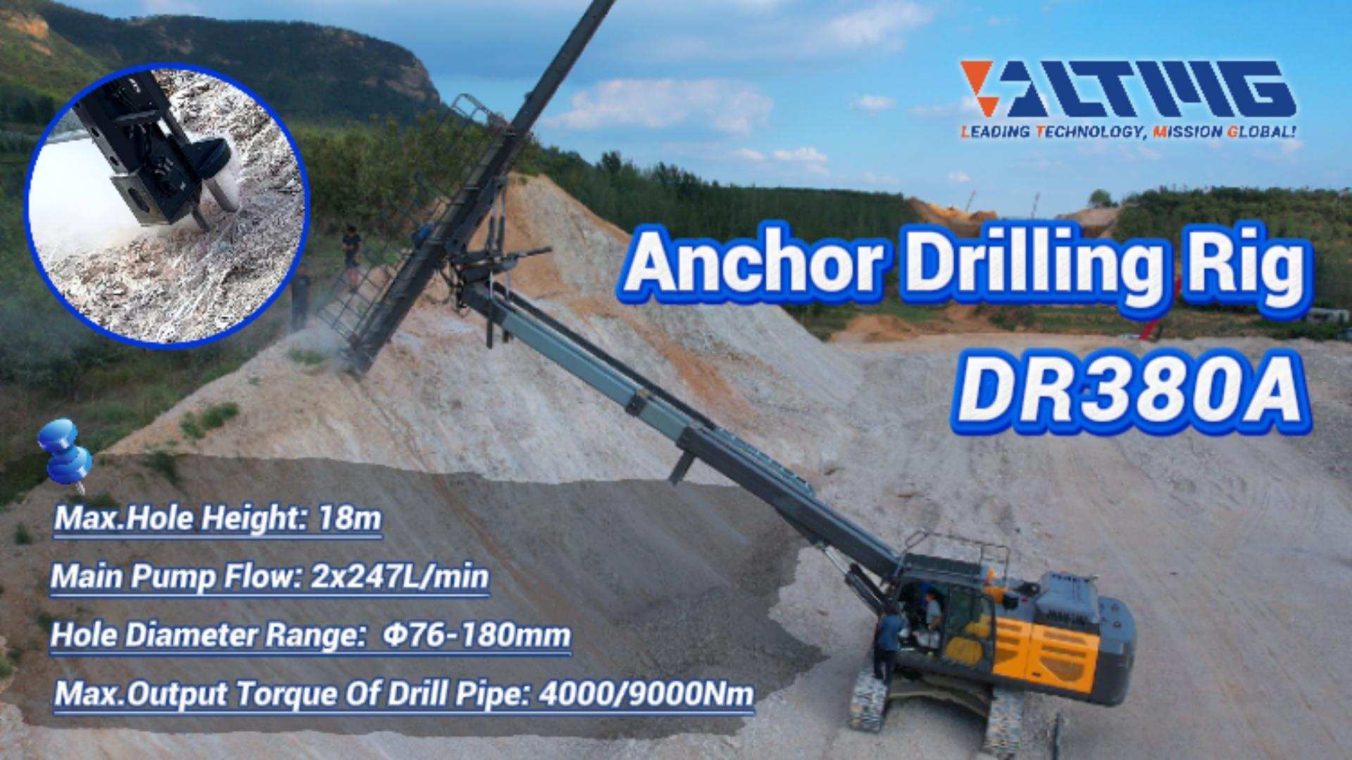 Introduce Anchor Drilling Rig DR380A for Mining Construction!