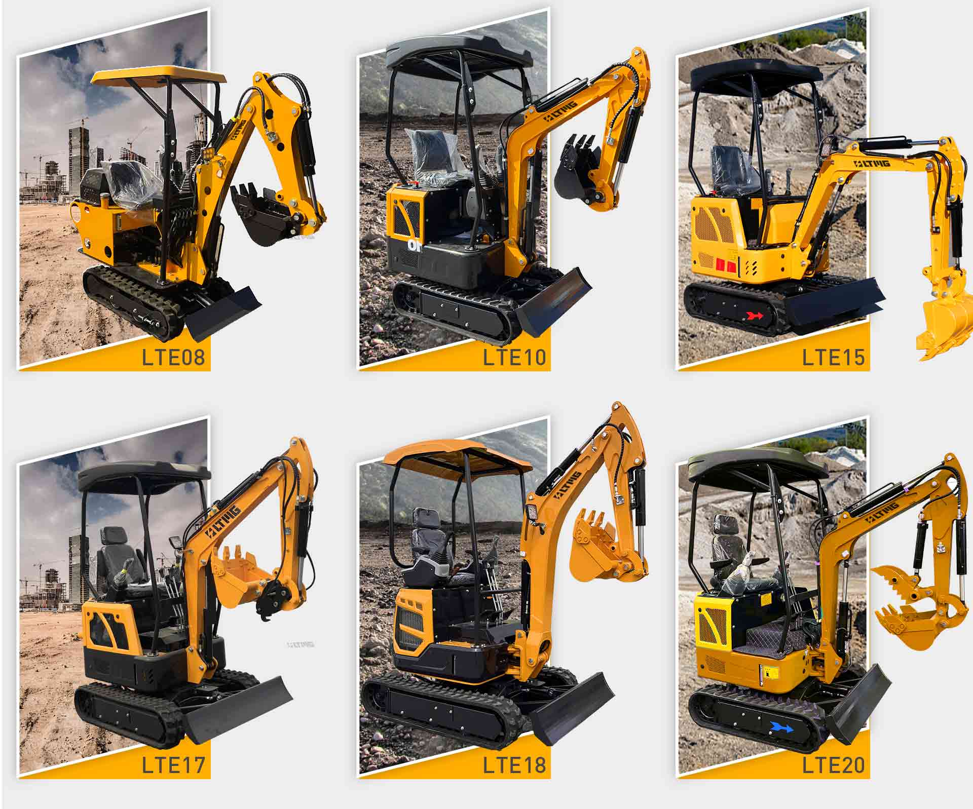 mini crawler excavator machine