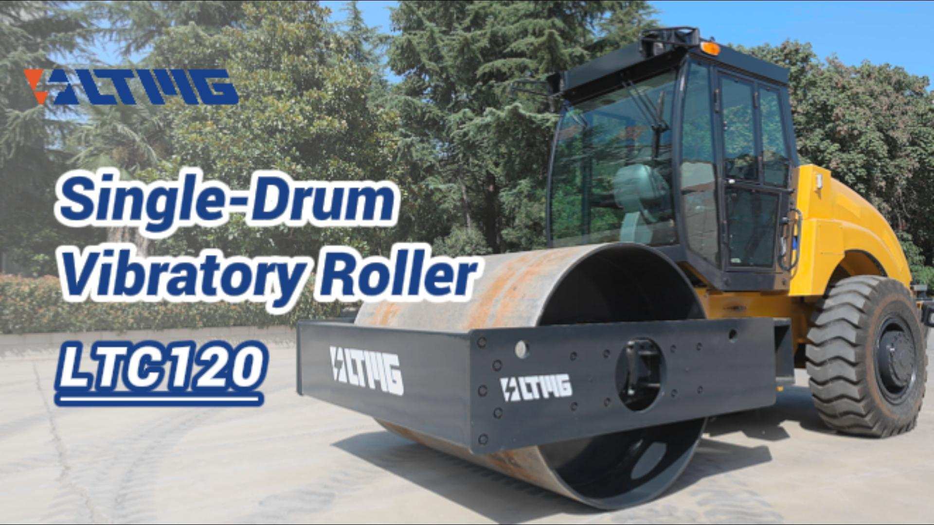LTC120 Single Drum Roller Perfect Compaction Partner