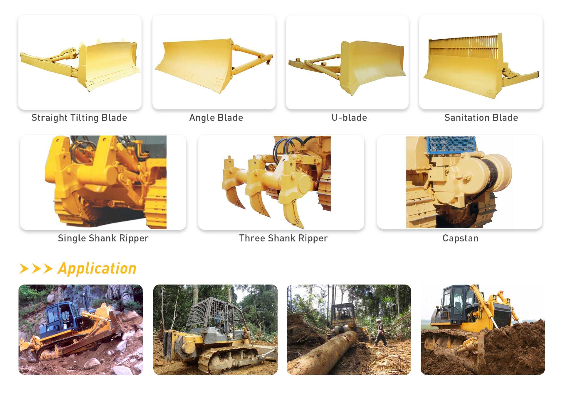 attachments for wheel bulldozer
