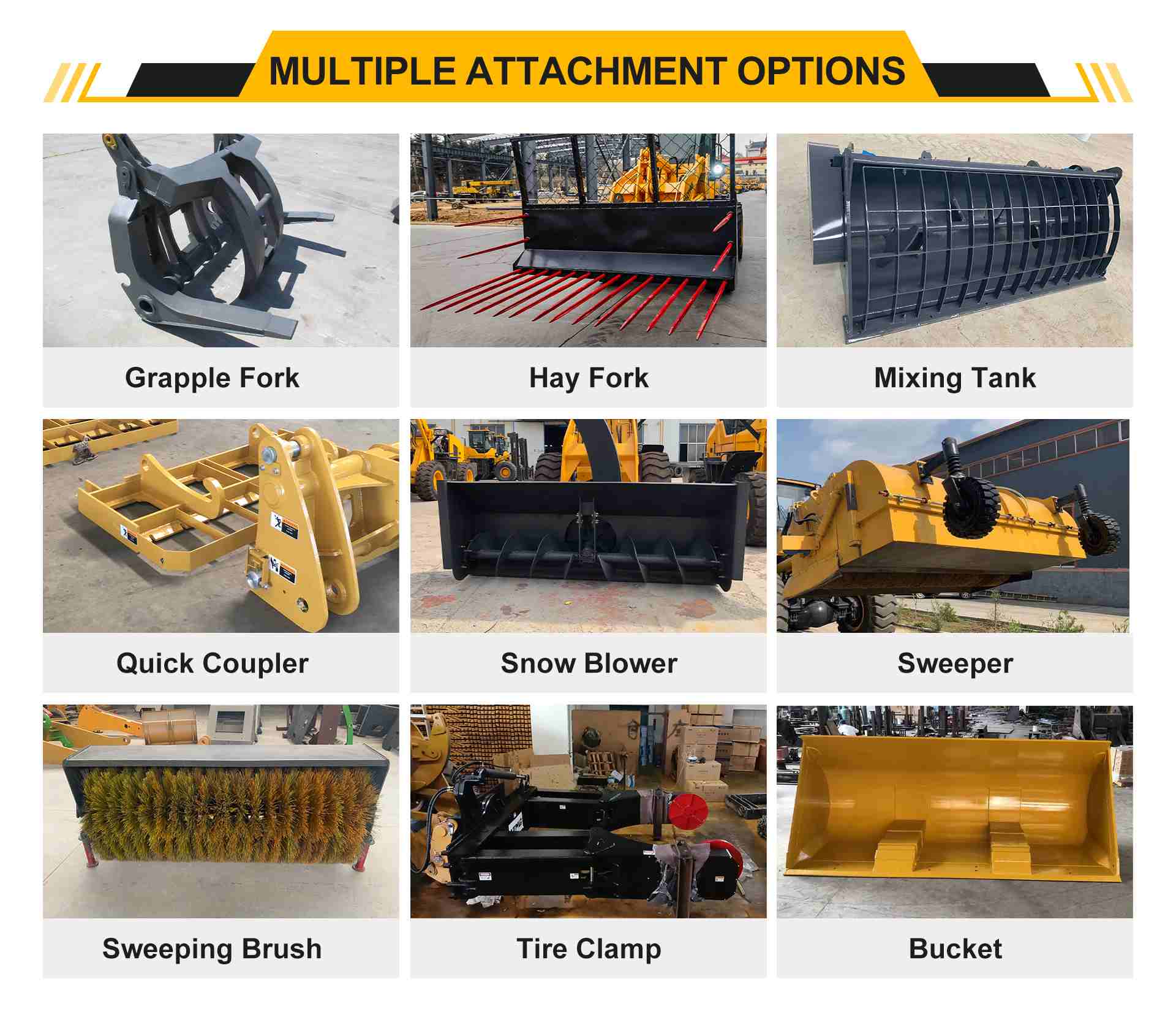 multiple attachment options