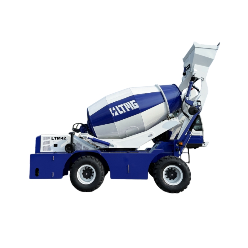 Self-Loading Concrete Mixer